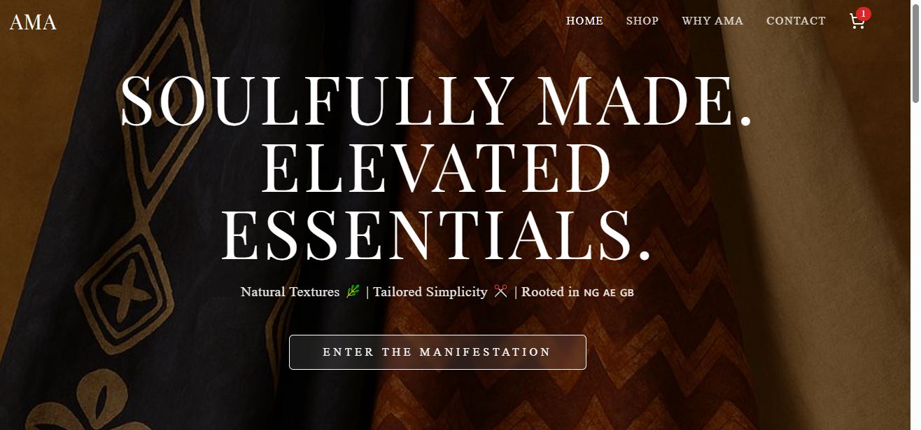 AMA Fashion E-commerce Platform